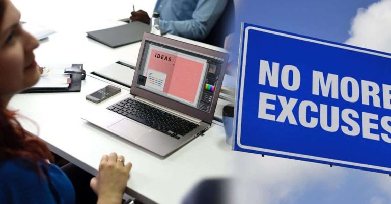 How do we fix the many excuses that block success?